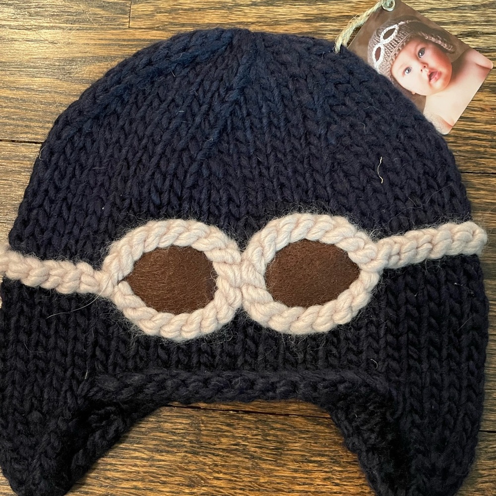 12-24 Month Knit Pilot Hat